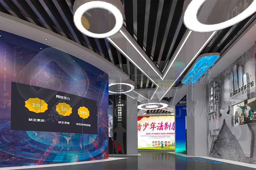 法制展館，法治文化教育展館方案策劃公司，政法委法治教育展館設(shè)計圖片