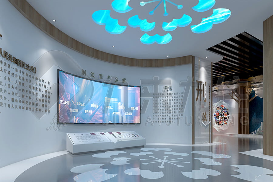普法教育展廳，普法示范平臺升級改造，公安局普法宣傳館設(shè)計(jì)公司