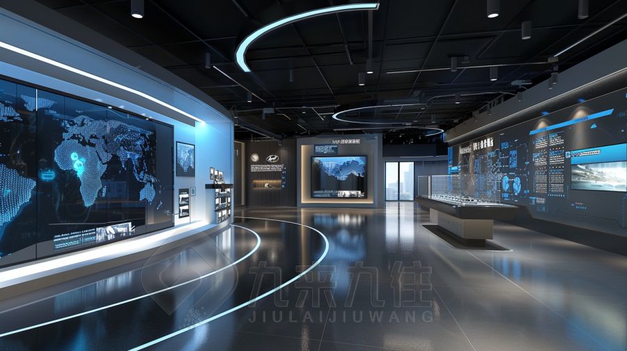 高科技防空宣教體驗館設(shè)計,數(shù)字化防空教育展廳施工,九來九往多媒體防空展館建設(shè)計公司