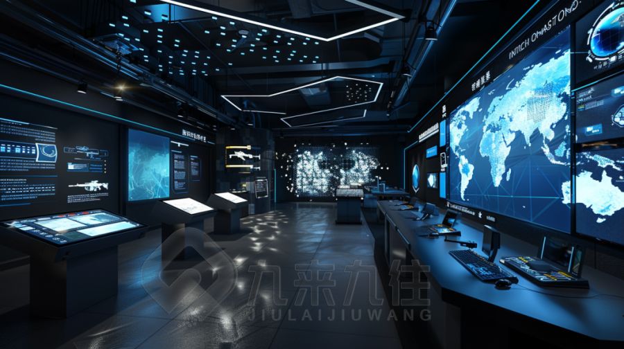 沉浸式國防軍事展館設計,現(xiàn)代軍事展廳施工方案,數(shù)字化軍事展覽館設計公司