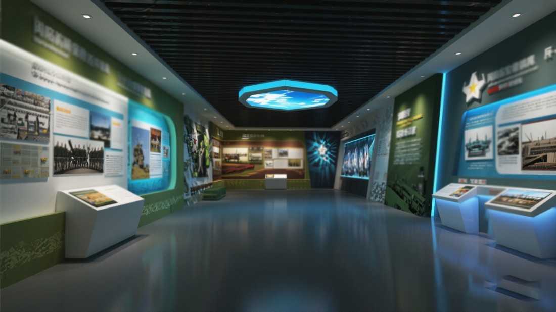 國(guó)防教育室展廳，國(guó)防教育研學(xué)基地