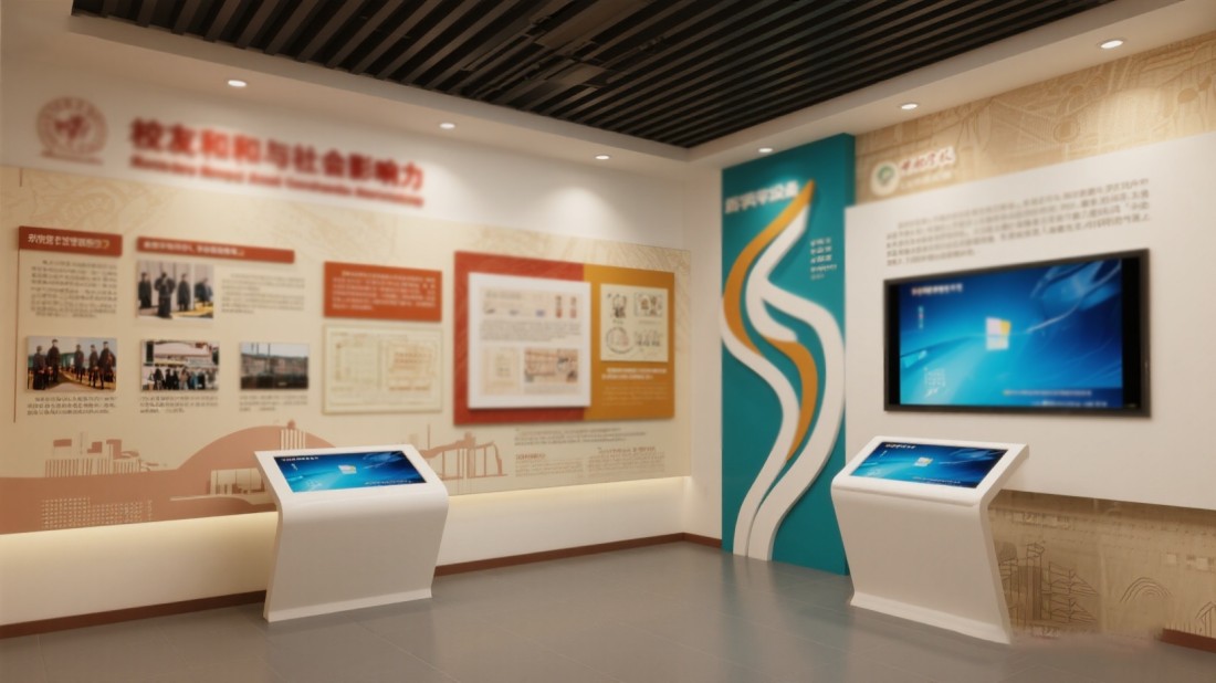 學(xué)校展覽館，學(xué)校展廳